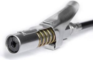 Ergonomisch hevelmechanisme van de Pressol G-coupler vetspuitkoppeling met hendelbediening