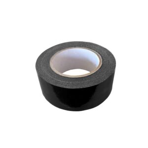 Zwarte professionele ducttape rol 50mm x 50 meter voor landbouw en mechanisatie